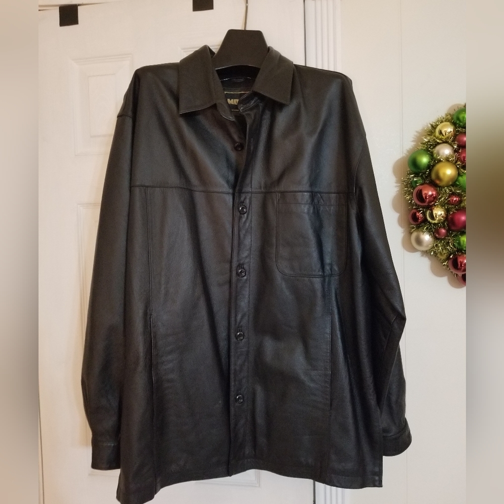 Vintage Men's Leather Jacket M